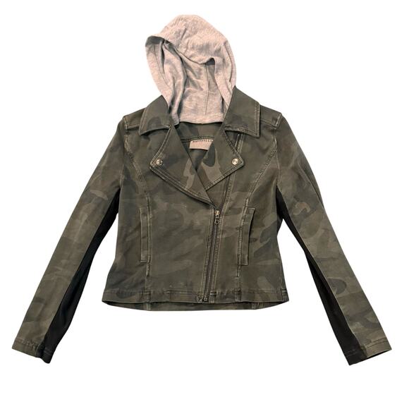 Marrakech Jackets & Blazers - Anthropologie Marrakech Camo Moto Jacket XS
